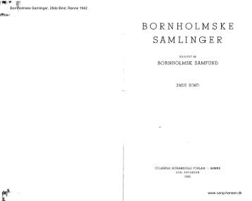 Bornholmske Samlinger - Bind 28 - Bornholms Historiske Samfund