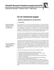 Tal om Grønlands bygder 1997.pdf - Grønlands Statistik