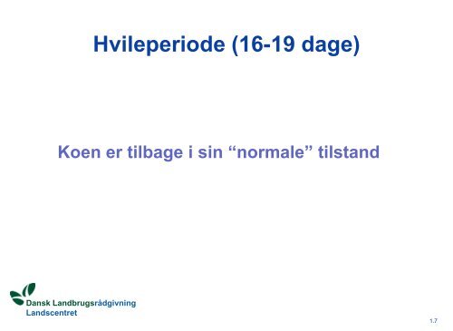 Kvægets Reproduktion - LandbrugsInfo