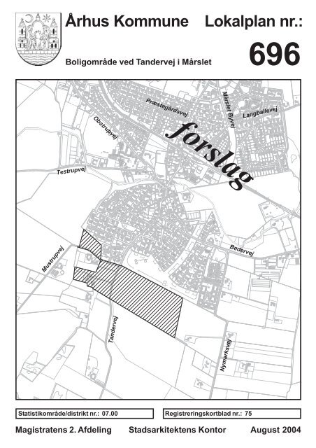 Århus Kommune Lokalplan 696 - Parcelforening 9, Nymarks Allé 2-60