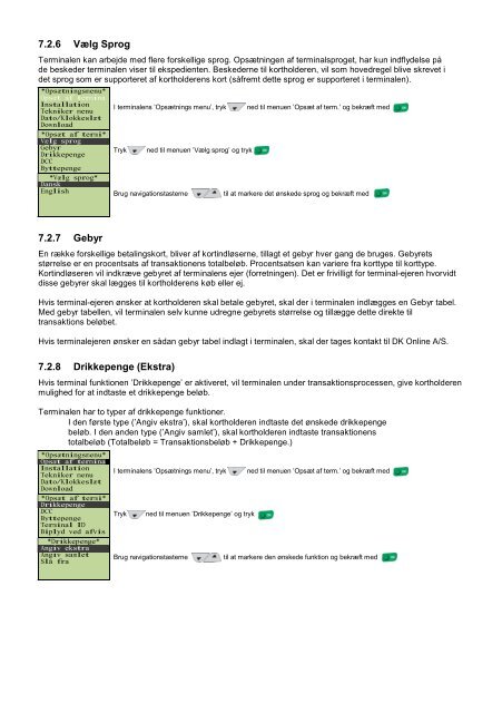 Manual til iCT og iWL - DK Online