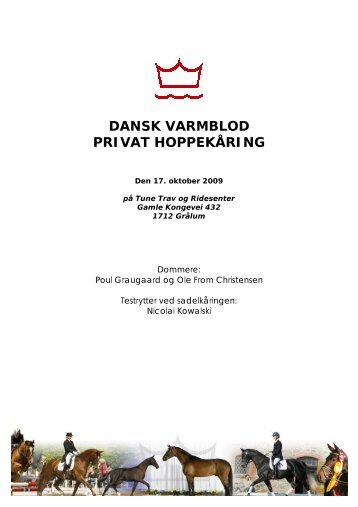 dansk varmblod privat hoppekåring - Avlsinspirasjon.no