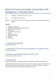 Referat for bestyrelsesmøde i Sommerbyen Lille ... - lillesandvig.dk