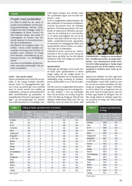 Frugt og Grønt Juni 2009 - Gartneribladene
