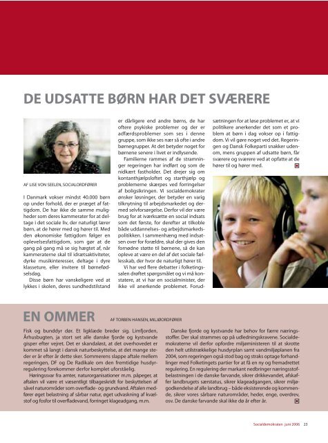 Socialdemokraten, september 2006 (905 KB) - Hanne Skovby
