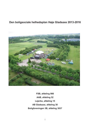 Den boligsociale helhedsplan Høje Gladsaxe 2013-2016