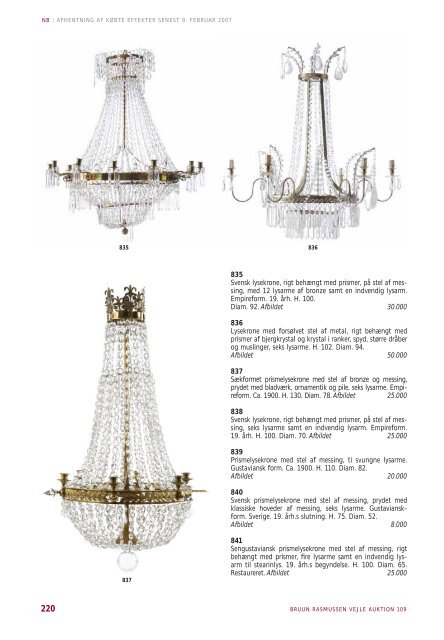 auktion 109 - Bruun Rasmussen