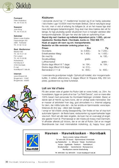 Hornbæk Idrætsforening - TIL 3100.DK