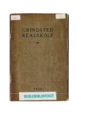 SKOLEBIBLIOTEKET - Grindsted Kost –og Realskoles Elevforening