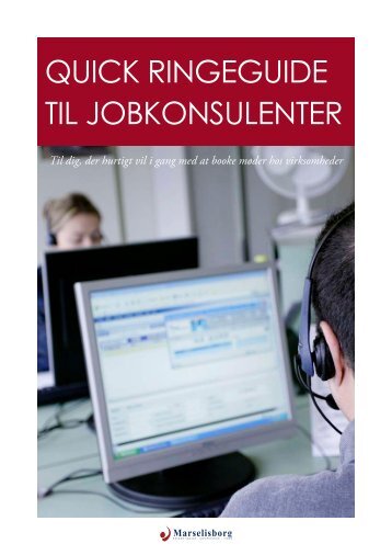 Quick ringeguide til jobkonsulenter