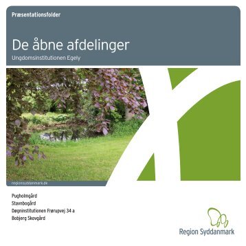 De åbne afdelinger - Region Syddanmark