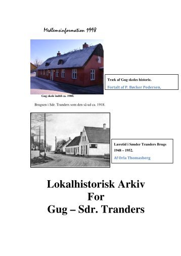 Sdr. Tranders - Gug-Sønder Tranders Lokalhistoriske Arkiv