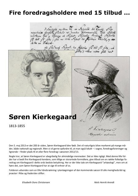 Søren Kierkegaard - Haderslev Stift