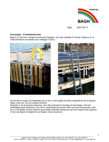 produkt og komponenter - Bagh & Co. A/S