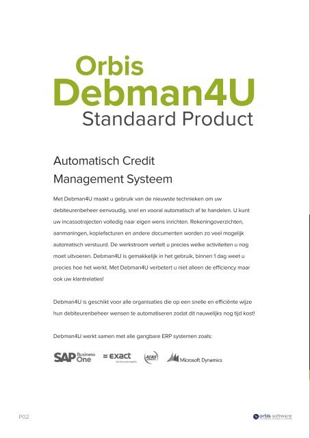 Debman4U - Orbis Software Benelux BV