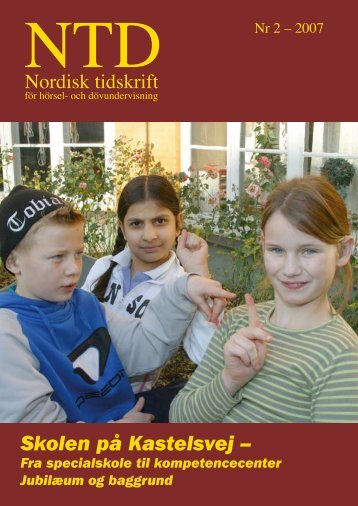NTD nr 2 - 2007 - Norsk Audiopedagogisk Forening