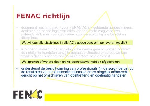 richtlijn - Ned Ver Audiologie(*)