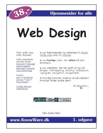 Webdesign - Jan Boisens Hjemmeside