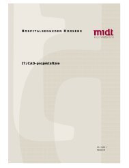 IT/CAD-projektaftale - Regionshospitalet Horsens