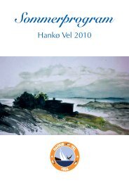 Sommerprogram - Hankø Vel