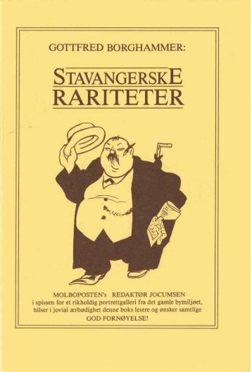 Stavangerske rariteter.pdf - Sølvberget