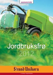 Jordbruksfrø 2012 (PDF) - Norgesfôr