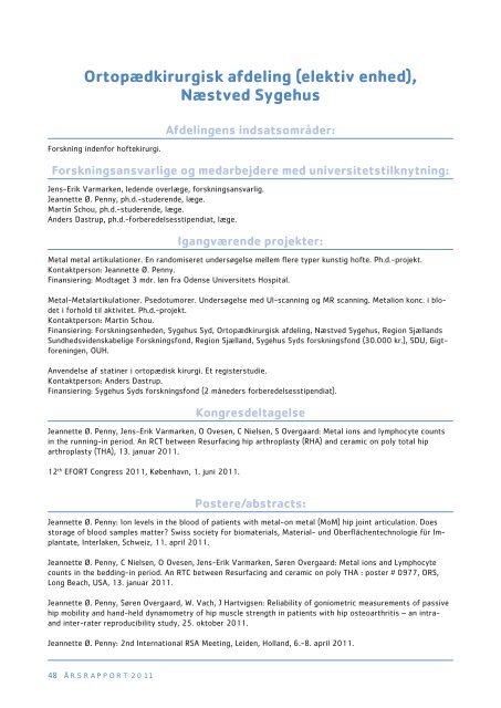 Årsrapport 2011 - Region Sjælland