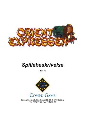 Spillebeskrivelse - Compu Game