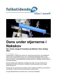 Dans under stjernerne i Nakskov - Live Art Installations