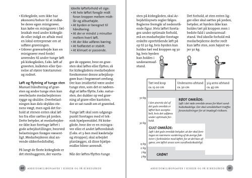 de vigtigste arbejdsmiljøopgaver i kirker og på ... - Kirkeministeriet