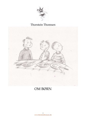 OM BØRN - Thomsens, Thorstein