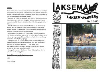 Laksemål nr. 2 2013.pdf - Laksegruppen