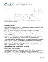 LifeScan tilbagekalder frivilligt specifikke OneTouch ... - Diabetes.dk