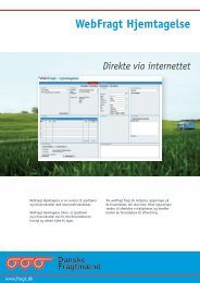 WebFragt Hjemtagelse - Danske Fragtmænd