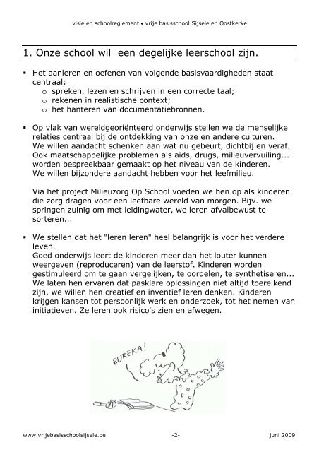 schoolreglement - Vrije Basisschool Sijsele