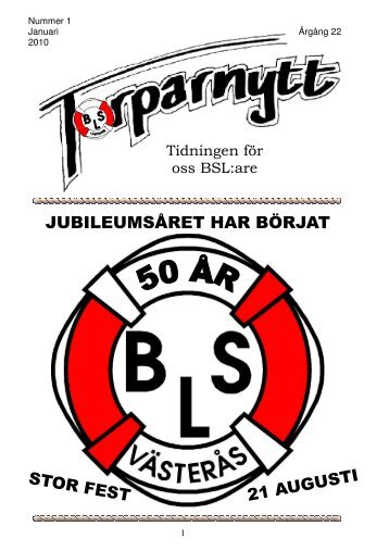 27 Torparnytt Januari 2010 - BSL