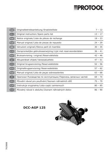 DCC-AGP 125 - Protool