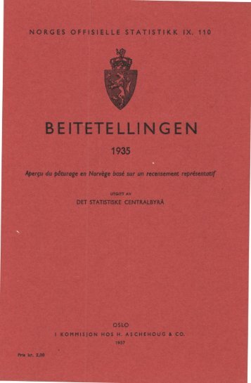 BEITETELLINGEN 1935