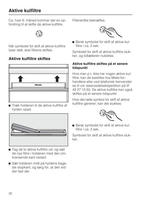 Brugs- og monteringsanvisning Køleskab med ... - Hvidt & Frit