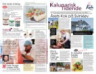 Årets Kok på Svinkløv - Kalu