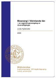 Bioenergi i Värmlands län - Energikontor Värmland