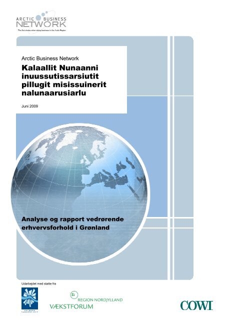 Analyse og rapport om erhvervsforhold i Grønland, juni 2009 ... - Cowi