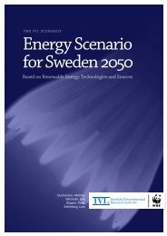 Energy Scenario for Sweden 2050