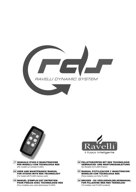 bruger - og vedligeholdelsesmanual for pilleovne med rds ... - Ecoteck