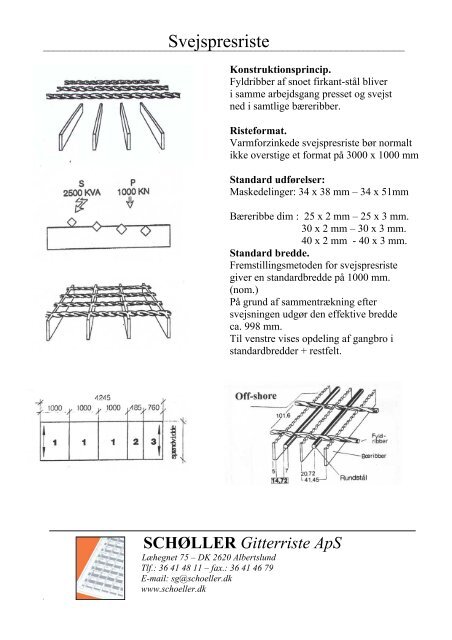 Katalog PDF - Schøller Gitterriste Aps.