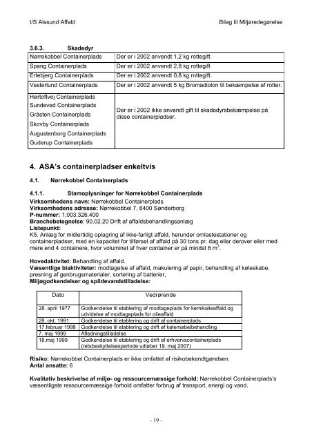 Miljøredegørelse 1998-2002