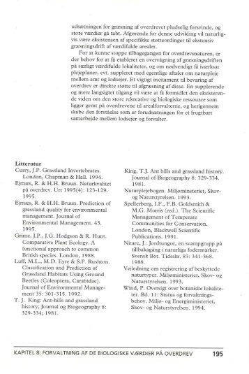 Litteratur - Naturstyrelsen