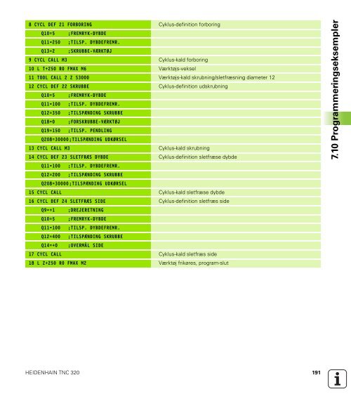 cyklus 20, DIN/ISO: G120 - heidenhain