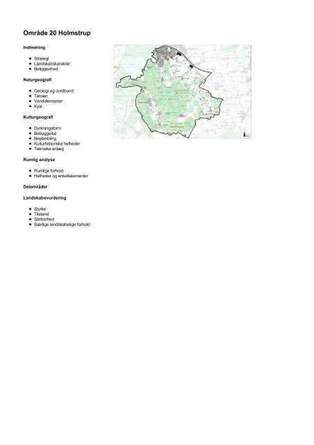 Download en pdf af område 20 Holmstrup her - Holbæk Kommune