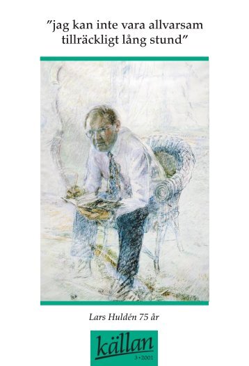 Källan 3/2001 - Svenska litteratursällskapet i Finland